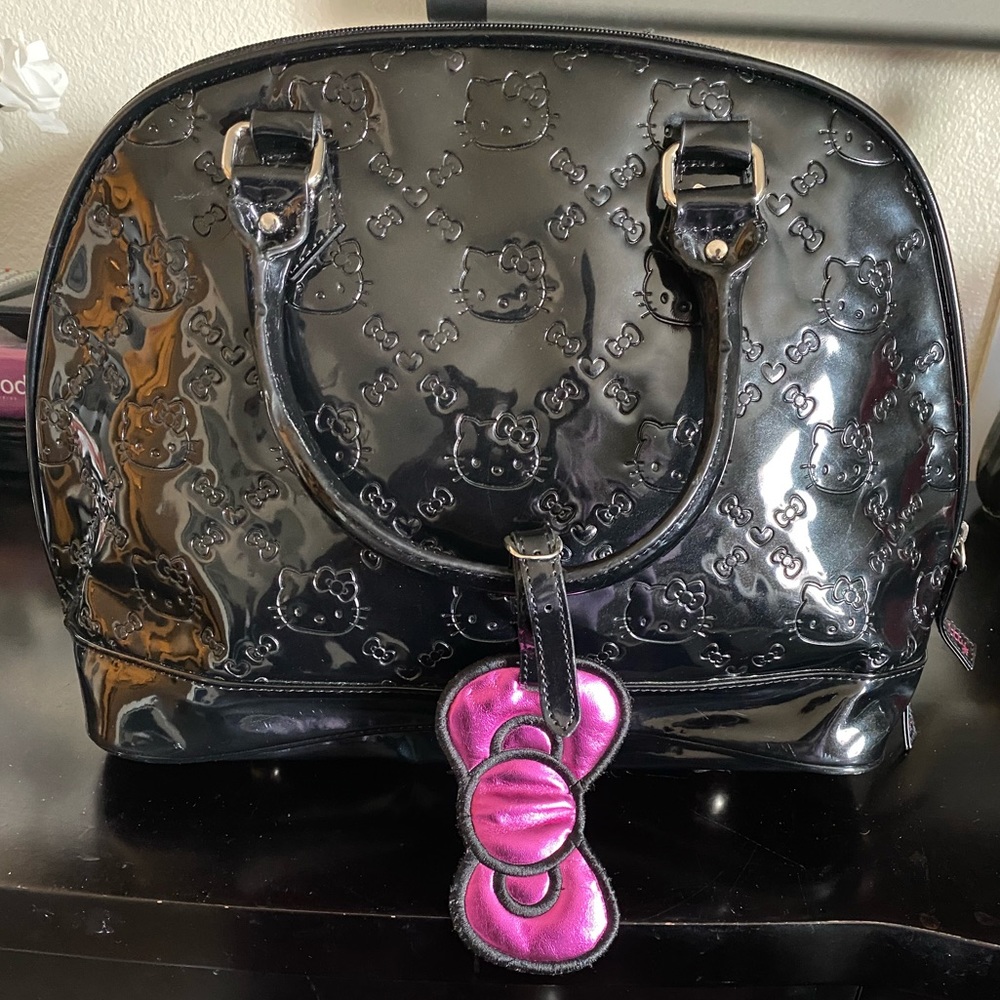 Loungefly Hello Kitty Embossed Patent Handbag